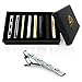 Tie Clip Gift Set by TMB Innovations | Men's Luxury 8pc Tie Clip Gift Set, Stainless Steel Tie Clips, Variety Set - Quality Black Gift Box