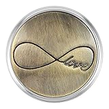 Ginger Snaps BRASS INFINITY LOVE SN01-17 Interchangeable Jewelry Snap Accessory