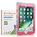 ACEGUARDER iPad Pro 9.7 Case Protective Kids Shockproof Impact Resistant Cases Covers with Screen Protector for Apple 9.7 Pro Case (2016)—Fit for 2017/2018 Model New iPad 9.7 inch (PinkCamo/Rose)