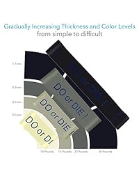 MOR2U - Bandas de resistencia para ejercicio, aeróbicas, 4 unidades, para ejercicio, para brazos, botones, cadera, pegamento, pierna, muslo, 4 niveles elásticos, para yoga, pilates, fitness, terapia física