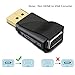 VicTsing Gold-Plated DisplayPort (DP) to VGA(Male to Female) Converter/Adapter Supporting AMD Eyefinity Muti-Display Technology for PC, Laptop, Desktop, Notebook,or Other Devices-Black