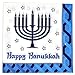 Hanukkah Plates and Napkins for 24 Guests Includes 24 9