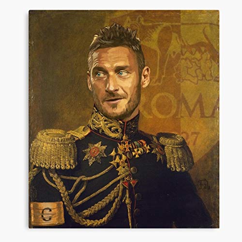 Seriea Soccer Calcio Totti Football Asroma Roma Italy Trendy & Modern Canvas Prints Decor for Dining