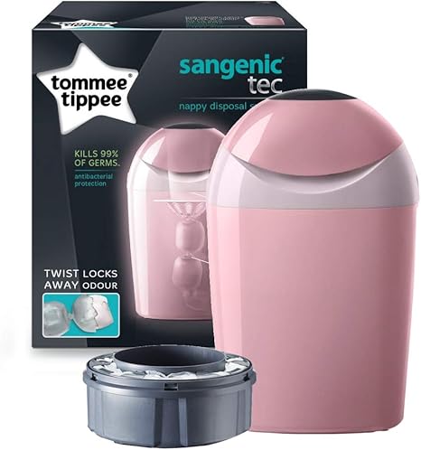 tommee tippee nappy bin pink