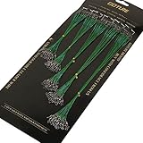 Fishing Leaders Stainless Steel Wire Leaders Nylon-coated Fishing Line with Swivels and Snaps