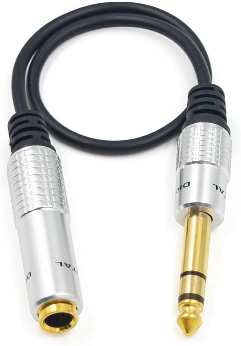 Maxhood Male to Female 6.35, 6.35mm (1/4 inch) Stereo Male Plug to Female 1/4" TRS Jack Audio Cable Stereo Cord