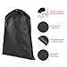 10 Pcs Shoe Bags for Travel – Black Shoe Storage Bags, Durable, Water-Resistant Design with Drawstring Closure for Easy Packing, Organizing, and Protecting from Dust, Optimal Size 15.75