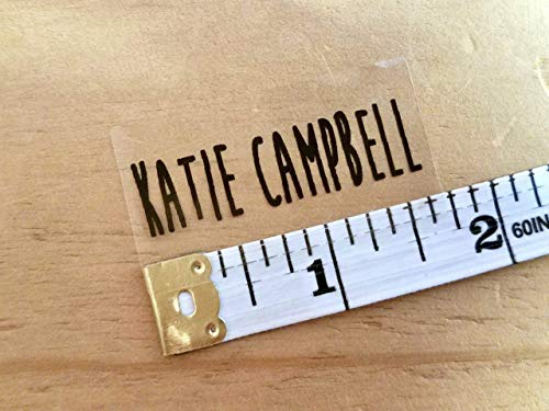30 Large Size Clear Transparent Label Sticker - Waterproof Name Stickers- Business Labels- School Labels- Daycare Stickers Large Rectangle Labels