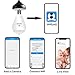 Light Bulb Security Camera WiFi,1080P Wireless Security Camera Bulb,2MP Fisheye 360° Panoramic Remote Light Cameras/Motion Detection/Night Light