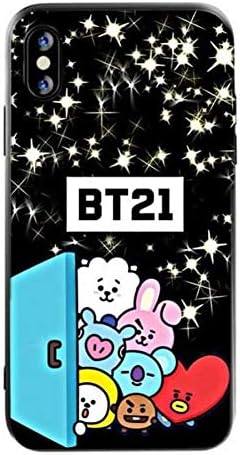 KCHHA Phone case Cute Cartoon Silicone Phone Case for iPhone X XS MAX XR Love Yourself Cover for iPhone 5 5s SE 6 6SPlus 7 8 Plus