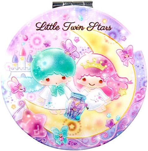 Sanrio Little Twin Stars Double Mirror Round Shape