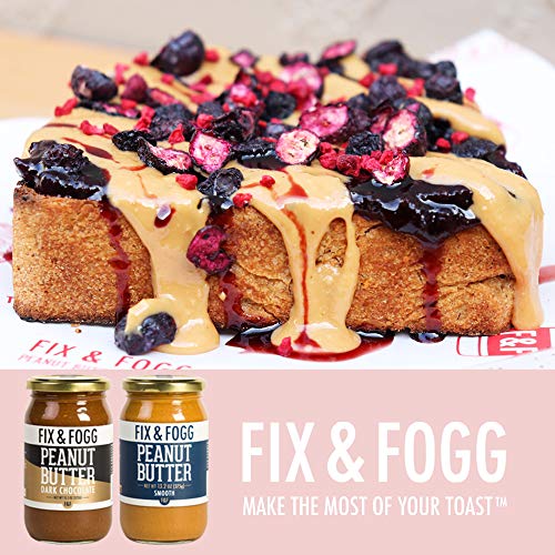 Gourmet Smooth Peanut Butter. Handmade in New Zealand. All Natural and Non-GMO from Fix & Fogg. Naturally Textured, our take on Creamy PB. Vegan, Keto Friendly, in Beautiful Gift Packaging (13.2 oz) - Thumbnail 5