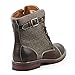 Polar Fox MPX-808566 Men's Brown Tweed Lace Up Cap Toe Dress Fashion Ankle Boots