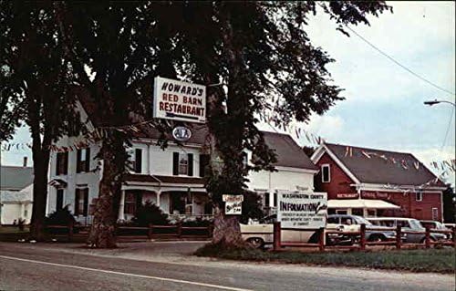 Howard S Red Barn Restaurant Milbridge Maine Me Original Vintage