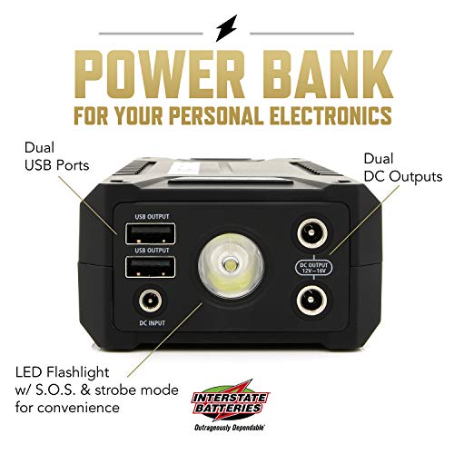 Interstate Batteries Charge & Go 12V Lithium Portable Jump Starter