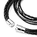 JEWELRIESHOP Great Matching Genuine Leather 2 Row Wrap Bracelet Wristband, Handmade, Unisex, Real Leather