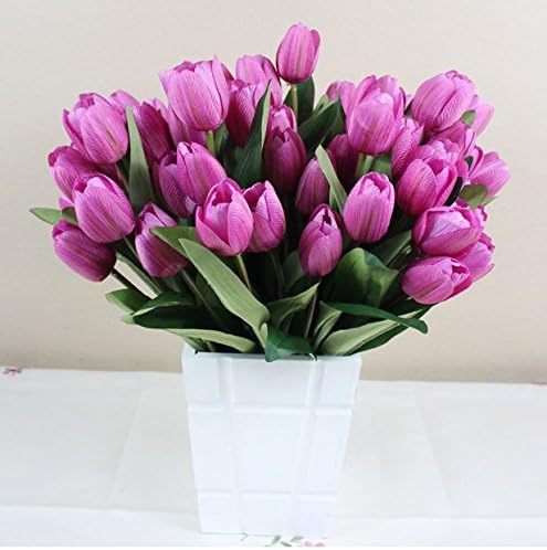 1 Bouquet Artificial Silk Tulip for Home and Wedding Party Decor