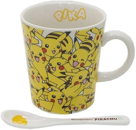Amazon ポケットモンスター マグカップ スプーン付きマグ ピカチュウ 2nd ポケモン ピカチュウ集合 おもちゃ おもちゃ