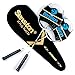 Senston Two Pieces Graphite Shaft Badminton Racquet,Badminton Racket Set(Red and Blue),Including Badminton Bag,Set of 2