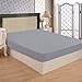 Lullabi Bedding 100% Ultra Soft Microfiber, Double-side Brushed Finish, Wrinkle, Fade, Stain Resistant, One Fitted Bed Sheet (Queen, Gray)