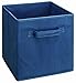 ClosetMaid 1433 Cubeicals Fabric Drawers, Blue, 2-Pack