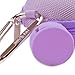 Case Star 3 in 1 Purple Earphone Handsfree Hard EVA Case Plus Round Earphone Organizer and Silver Carabiner With Case Star Cost-free Cell Phone Bag