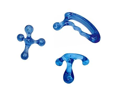 AFH-Webshop 492199 Massager Spar-Set, 3er Set, blau