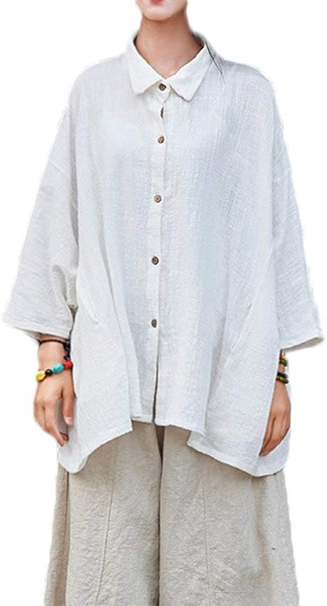 camisas de lino mujer