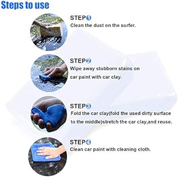 Yy Lc 3 X 100 G Bil Lera Bar Auto Detaljer Magisk Lera Barrengorare For Biltvatt Bildetaljer Rengoring Kan Enkelt Ta Bort Rost Asfalt Overspray Djurspillning Och Ytfororeningar Amazon Se Automotive