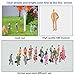 Gdaya 1:87 HO Scale People Figures 50PCS Hand Painted Standing Miniature People Figures Passengers | Model Train Figures Tiny People for Miniature Scenes