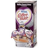 Coffee-mate 84652 Liquid Coffee Creamer, Italian Sweet Creme, 0.375 oz Cups (Box of 50)