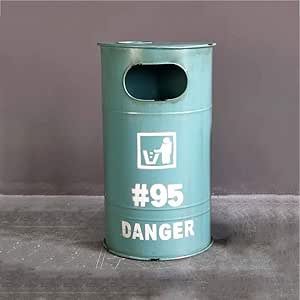 SLH Semicírculo Azul Claro Americano Cubo de Almacenamiento Industrial