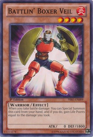 Yu-Gi-Oh! - Battlin' Boxer Veil (PRIO-EN009) - Primal Origin - 1st Edition - Common