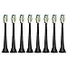 Sonimart Premium Replacement Toothbrush Heads for Philips Sonicare DiamondClean HX6063, Black 8 pack, fits DiamondClean, Essence+, Plaque Control, Gum Health, FlexCare, HealthyWhite and EasyClean