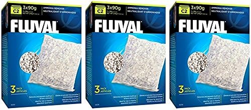 9 Pack - Fluval C2 Ammonia Remover - (3 Packages with 3 ammonia removers each)