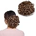 Gorgeous Combs Clip in Bun Claw on Updo Hair Wavy Curly Stretch Hair Extensions Messy Donut Chignons Synthetic Scrunchies Hairpiece Blonde Brown Black Ombre