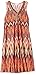 Sandra Darren Women's Chevron Dress with Beaded Neckline