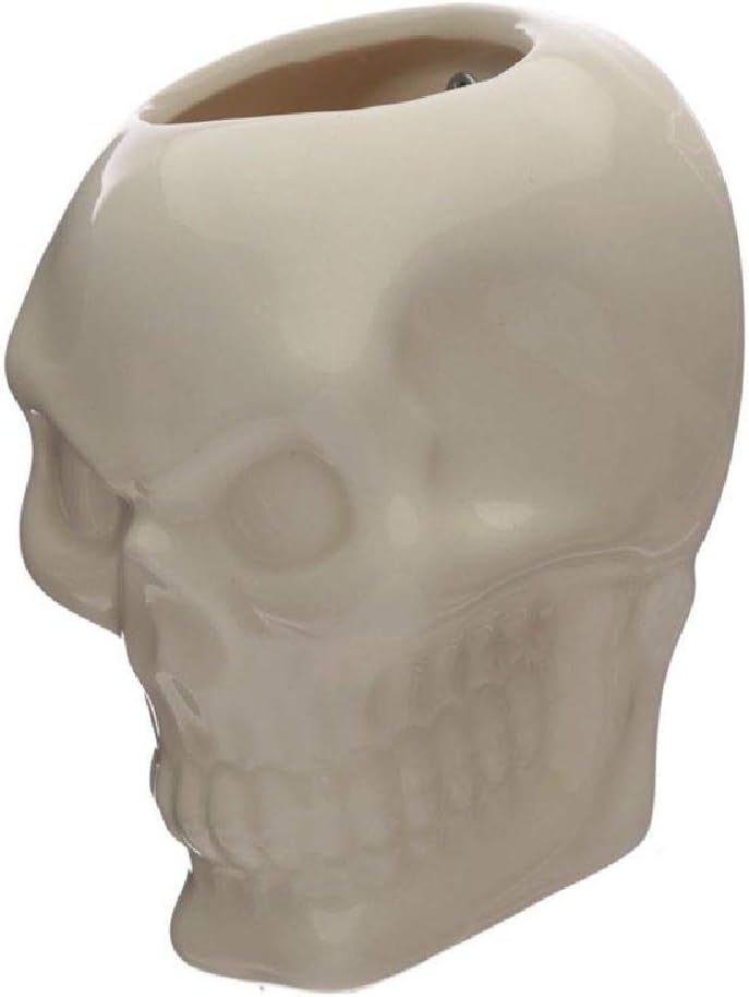 Ceramic Skull Garden Wall Planter, Multicolored - Image 4