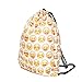 Drawstring Backpack for Traveling or Shopping Casual Daypacks School Bags (Emoji-w)