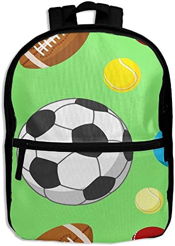 American Ball Family School Backpack Travel Bags Bookbag For Kids