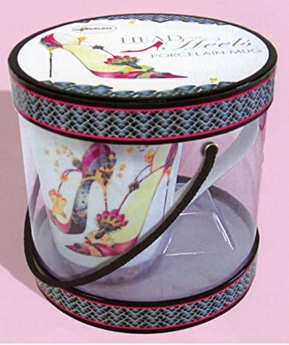 Twilight Head Over Heels Pink Stiletto Shoe Mug By Kate Fellows