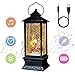 Eldnacele Line in Snow Globe Lantern with Music and Timer, Christmas Decorative Glittering Lantern Light Lamp for Adults and Kids (Santa Claus)