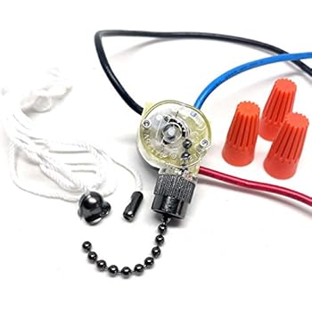 Leviton 1689-50 Pull Chain Switch, 3 Speed, 4 Position, 3A ... 3 position switch wiring diagram leviton 