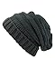NYFASHION101 Oversized Baggy Slouchy Thick Winter Beanie Hat, Melange Gray