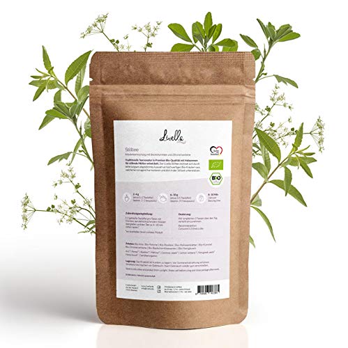 Livella Bio Kräuter Stilltee - Naturbelassen - 80g loser Kräutertee mit Bockshornkleesamen und Zitronenverbene - 100% Bio Stilltee - Bockshornklee Tee – Bild 3