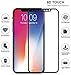 HyRich 6D Touch Screen Protector, Super Fingerprint-Proof Edge to Edge 9H Hardness Anti-Scratch Shield Full Screen Glass for iPhone X / 10 (iPhone X / 10 Black)