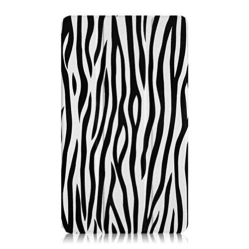 Fintie HP Stream 7 (Model 5701/5709) Slim Shell Case - Ultra Slim Lightweight Stand Cover for HP Stream 7 32GB Windows 8.1 Tablet, Zebra Black
