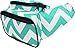 Fanny Pack Waist Bag - Chevron Festival Packs for men, women | Cute Fashion Belt Bum Bags (teal)