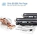 LxTek Compatible Toner Cartridge Replacement for Canon 128 CRG128 Toner Cartridgs Compatible with Canon ImageCLASS D530 D550 D550 MF4890DW MF4880DW MF4770N Faxphone L100 L190 Laser Printers (2 Black)