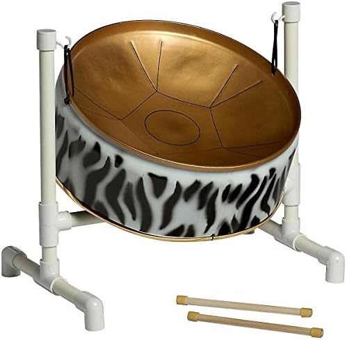 Fancy Pans 16WT Wild Things Pentatonic Steel Drum Zebra Print